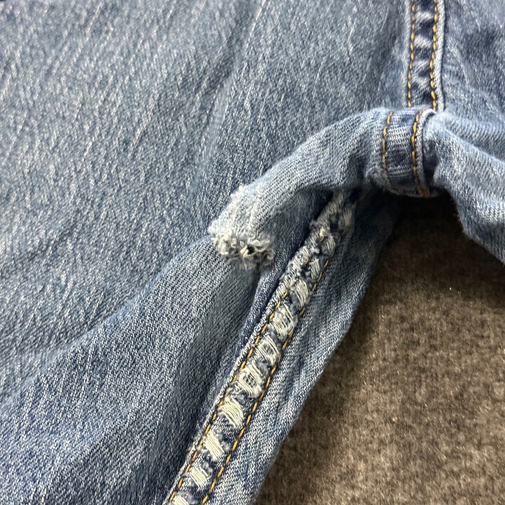 Modern Levi's 505 Regular Fit Jeans Mens 31x30 Blue Good Straight Leg Denim - Picture 8 of 9